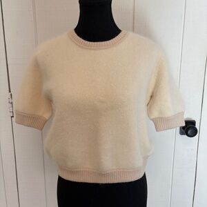 Kerisma Angora Sweater Cream Color S/M